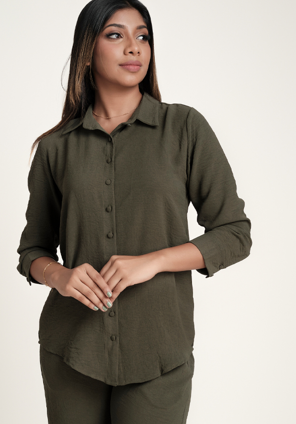 LORIDA KHAKI BLOUSE 